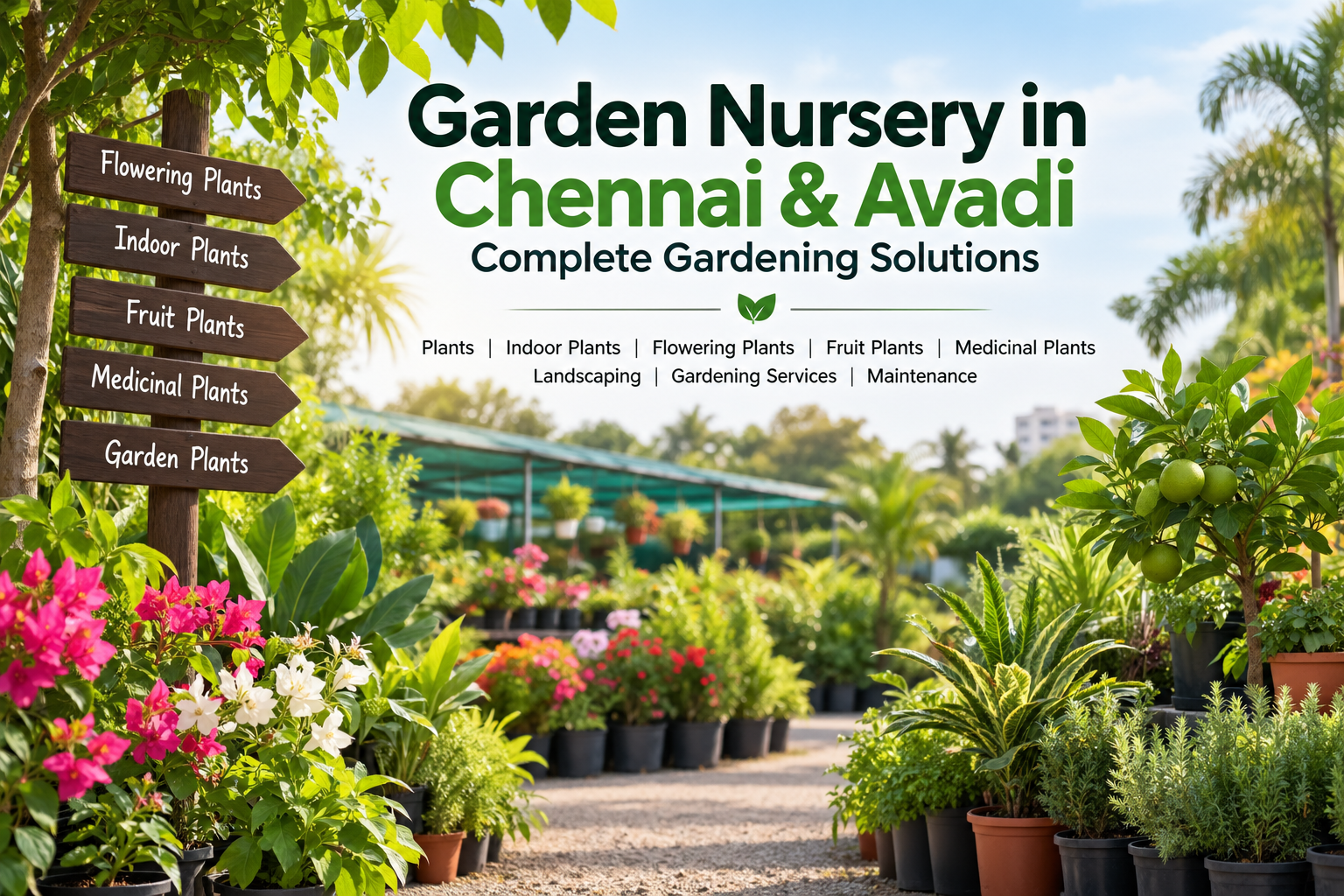 Garden Nursery in Chennai and Avadi - GR Garden