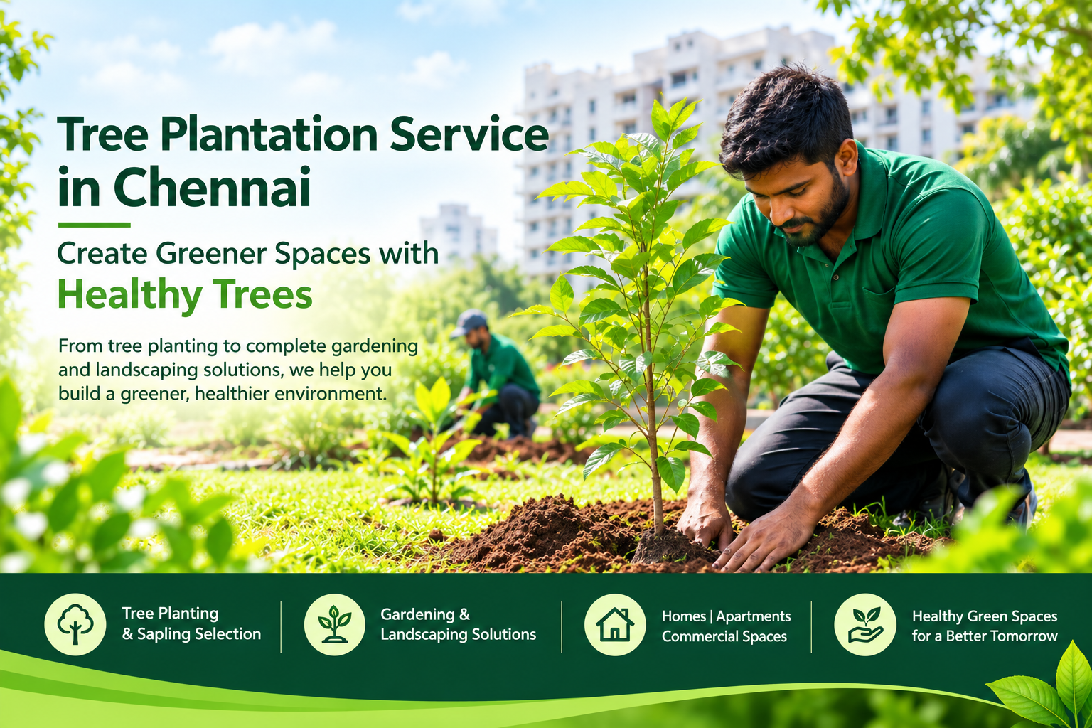 Tree Plantation Service in Chennai - GR Garden